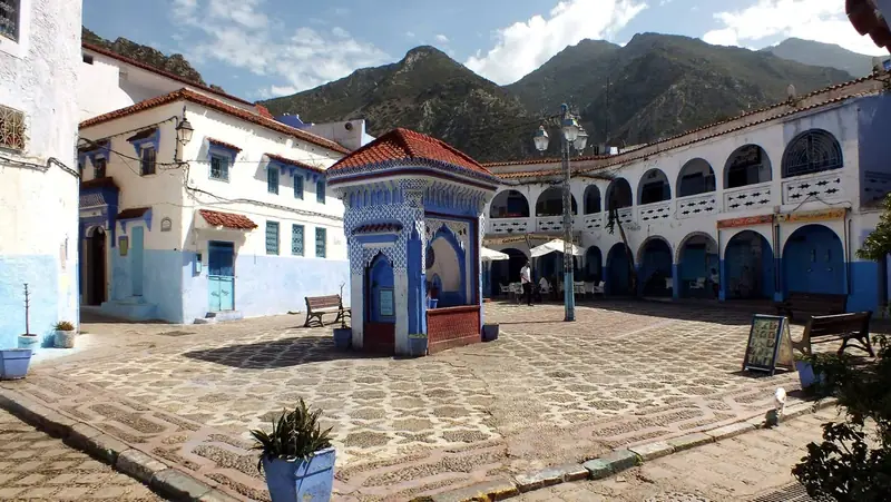 Photo of Outa el Hammam square, Chefchaouen, Morocco