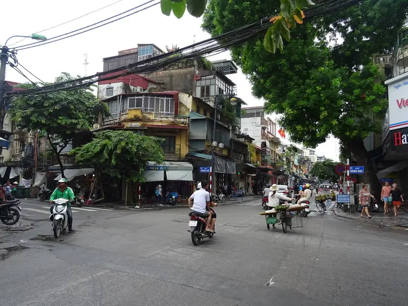 Photo of Hàng Bạc street, Hanoi Old Quarter, Vietnam