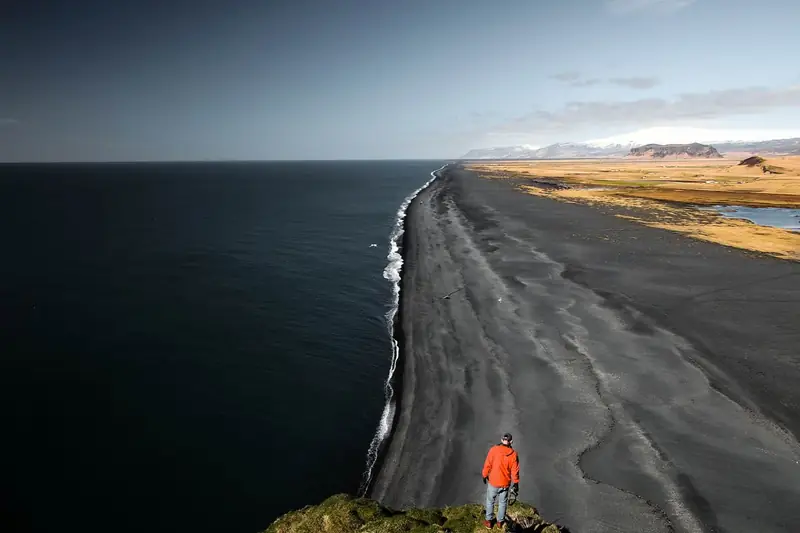 Photo of Black sand beach near Vík, Iceland